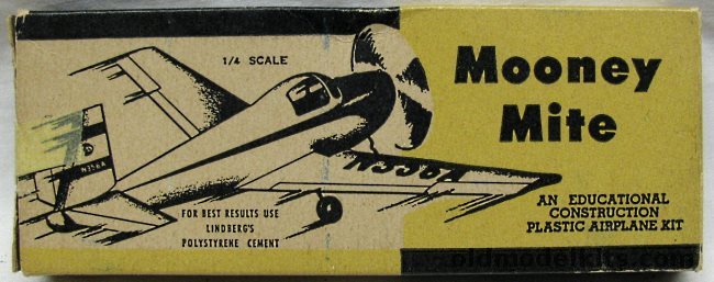 Lindberg 1/48 Mooney Mite - (Mooney Wee Scotsman Light Plane), 25-300 plastic model kit